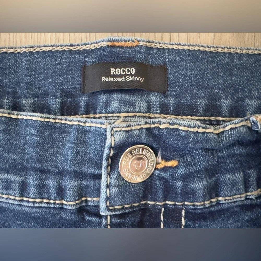 True Religion Blue Skinny Jeans with Classic Style 👖
